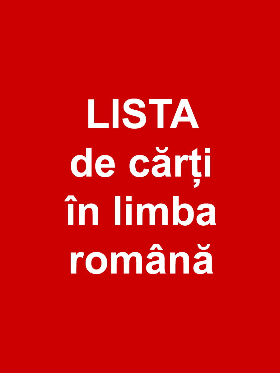 Lista de carti in limba romana