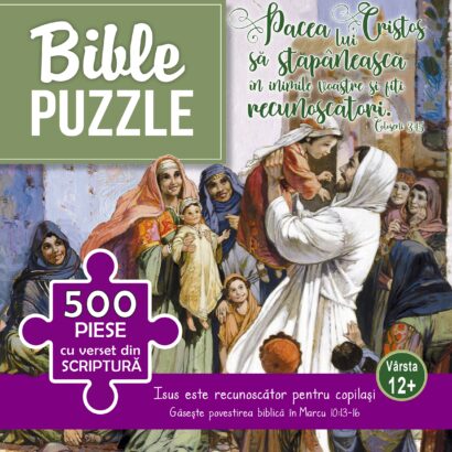 Puzzle 500 de piese - Isus este recunoscător pentru copilași