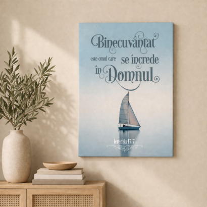 Tablou Canvas: Binecuvantat Este Omul Care Se Increde In Domnul